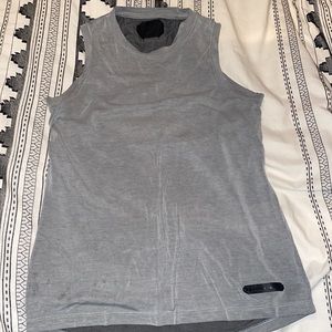 Cutout back under armor tank